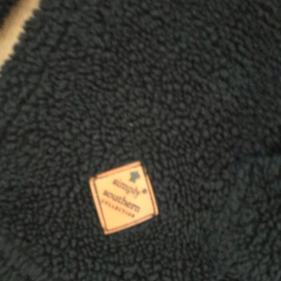 Leopard Print and Black Fleece Pullover medium - Picture 2 of 3